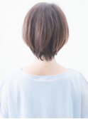 Say.レイヤーショートひし形ショートショートボブモーヴピンク