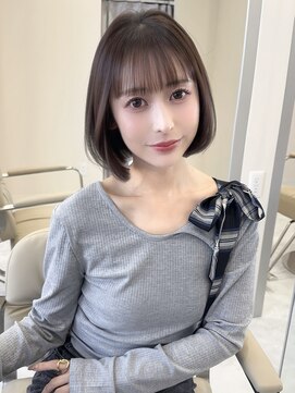 流行りのタッセルボブで小顔に♪