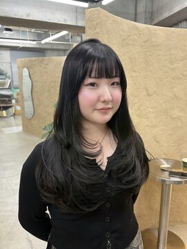 【NAGOMI指名】コリアンブラック×レイヤーカット