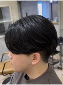 毛流れセンターパート毛流れパーマニュアンスパーマ h