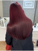 ブリーチなしでできるピンクカラー