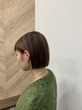 シアアルン 新小岩店(SHEER alun) ミニボブ×ハイライト【新小岩】