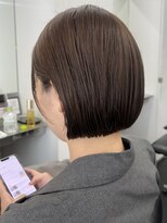 シベルバレー 横浜(sibell) 20代30代ミニボブレイヤー丸みボブ前髪ありボブ顔周りレイヤー