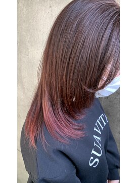 松本平太郎美容室 大宮店 イノアカラー(レッドバイオレット)×カット20代/30代/40代