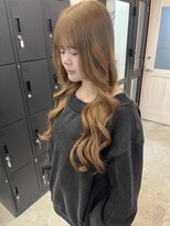 エルフレームバイワンラヴェスト(L'FLAME by one Lovest) ダブルカラー/ミルクティー/ブリーチ