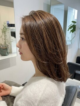 ノア(no_a) 【四条烏丸】ミディアムレイヤー×チョコレートカラー