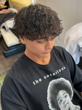 グラム(gram) ゆるスパイラルパーマ×マッシュで朝ラクに