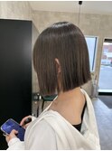ベージュ/髪質改善