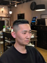 ワンワンオー バーバーショップ 博多店(@110 BARBER SHOP)&nbsp;ツーブロックショートカルマヘアスリックバックジェットフェード
