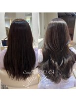 カラフクオカ 薬院駅前(Cara FUKUOKA)&nbsp;【ラベンダーグレージュ&レイヤーカット】《福岡透明感カラー》