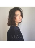 外国人風ナチュラル 外跳ねミディアムボブ