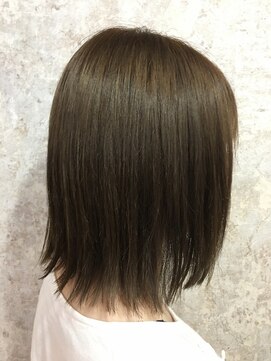 シュガービー(SUGAR-B) 【SUGAR-B】ドライで仕上がる外はねベージュボブ