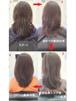 ヘアーデザインムーヴ(Hair design MOVE) カットリタッチカラー髪質改善