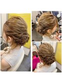 シニヨンヘアセット