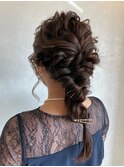 Belle BIANCA 結婚式ヘアアレンジ 編みおろし 二次会 by.Tomoe