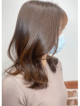 エニー 栄(Any) ツヤ感up☆小顔ミディアム韓国風レイヤー