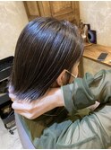 シークレットハイライト×ハンサムボブ