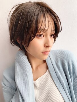 ノラ ギンザ(NORA GINZA) 【久場】シースルーバング×小顔ショート20代30代40代