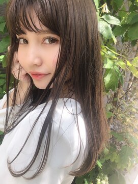 ヘアーズ ベリー 喜連瓜破店(hairs BERRY) BERRY/セミロング/ペールベージュ/オーガニックカラー