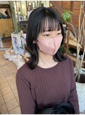 くびれミディアムヘア