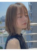 さらっと外はね今どきボブ