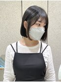 ボブ/縮毛矯正