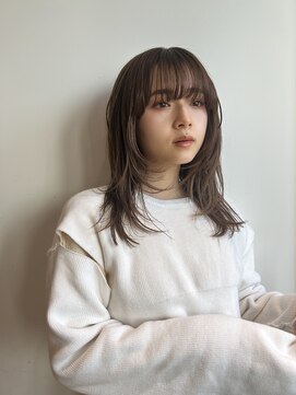 ノイカーム(noi Calm) 【レイヤーカット】【韓国風レイヤー】【オリーブベージュ】