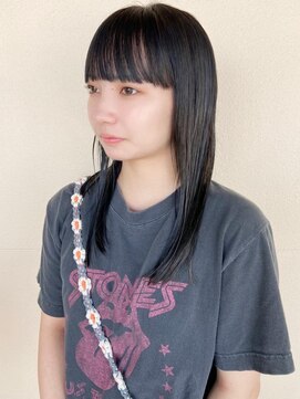 トップヘアスパアンドリゾート 鳴海(TOP HAIR spa&resort) ワイドバング×黒髪