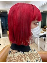シャルティア(SHALLTIA) レッド【山口市ハイトーンカラー】【山口県派手髪】