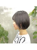 柔らかいボブ×赤みを消すオリーブベージュ◎蔵前