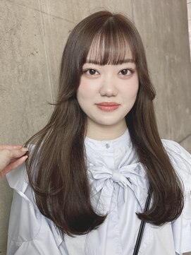 ガーランド(Girland) 【girland】　オリーブベージュ　韓国風/レイヤーカット