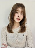 内巻きレイヤーウルフレイヤーハイレイヤー小顔カット