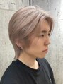 サンクプロジェクト(cinq PROJECT) 透け感のあるハイトーンミルクティーベージュカラー[韓国/原宿]