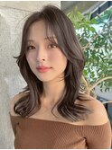 毛先ワンカールレイヤーカット20代30代40代くびれヘア大人可愛い