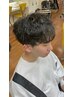 【学割U24メンズ限定】(迷ったらこちら)カット＋メンズパーマ￥13200→￥11000
