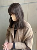 ブラウンベージュ/ベージュカラー/暗髪