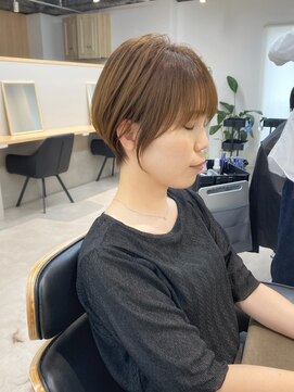 トト 船橋店(toto.) ☆ショートイメチェン前髪こなれミディアンブレラカラー［船橋]
