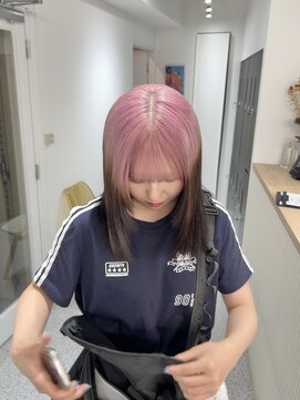 ペレ 渋谷(PELE) 前髪/アンブレラカラー/こなれミディ/イメチェン/ウェーブパーマ