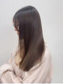 うる艶ストレート＋チョコレートカラー