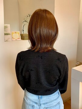 アビエクレール 河内花園(abije claire) ヘルシーレイヤーミディ【河内花園/髪質改善/白髪ぼかし】