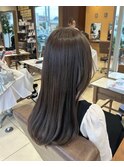 髪質改善カラー/ストレートロング