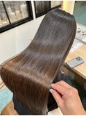 福岡で人気!自然にまとまる髪質改善ストレートでツヤ髪へ