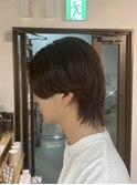センタパートウルフ　【ウルフカット/毛流れ/ナチュラル】