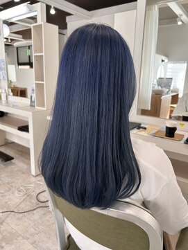リンク ヘアアンドエステティック(Link Hair&Esthetic) 艶やかブルー×oggiottoでサロントリートメント