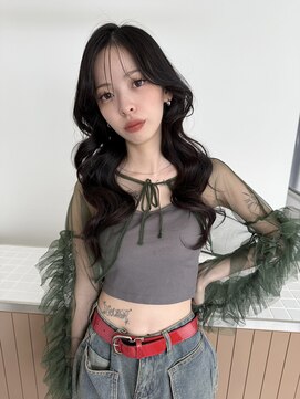 シクネ 新潟駅 万代(SHICUNE) 【新潟/万代】ロングレイヤー　顔周りレイヤー