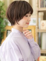 カバーヘア ブリス 戸田公園西口店(COVER HAIR bliss)&nbsp;■アッシュオリーブ美髪丸みショート314戸田公園20代30代40代