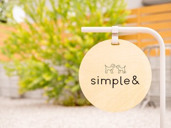 シンプルアンド(simple&)の写真/オーガニック成分で髪・頭皮に優しく、美しく染まる！気になり始める白髪カバーもお任せください♪