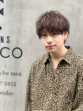 メンズココ メンズパーマ 韓国ヘア 日本橋店(MENS COCO) 無造作スパイラルパーママッシュ