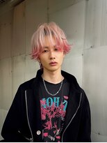 ネハス 名古屋栄店(nehus.) MEN’S HAIR/サーフカール/刈り上げセンターパート/ブリーチ