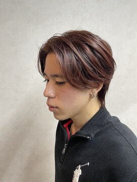 MEN’S HAIR/サーフカール/刈り上げセンターパート/千葉駅